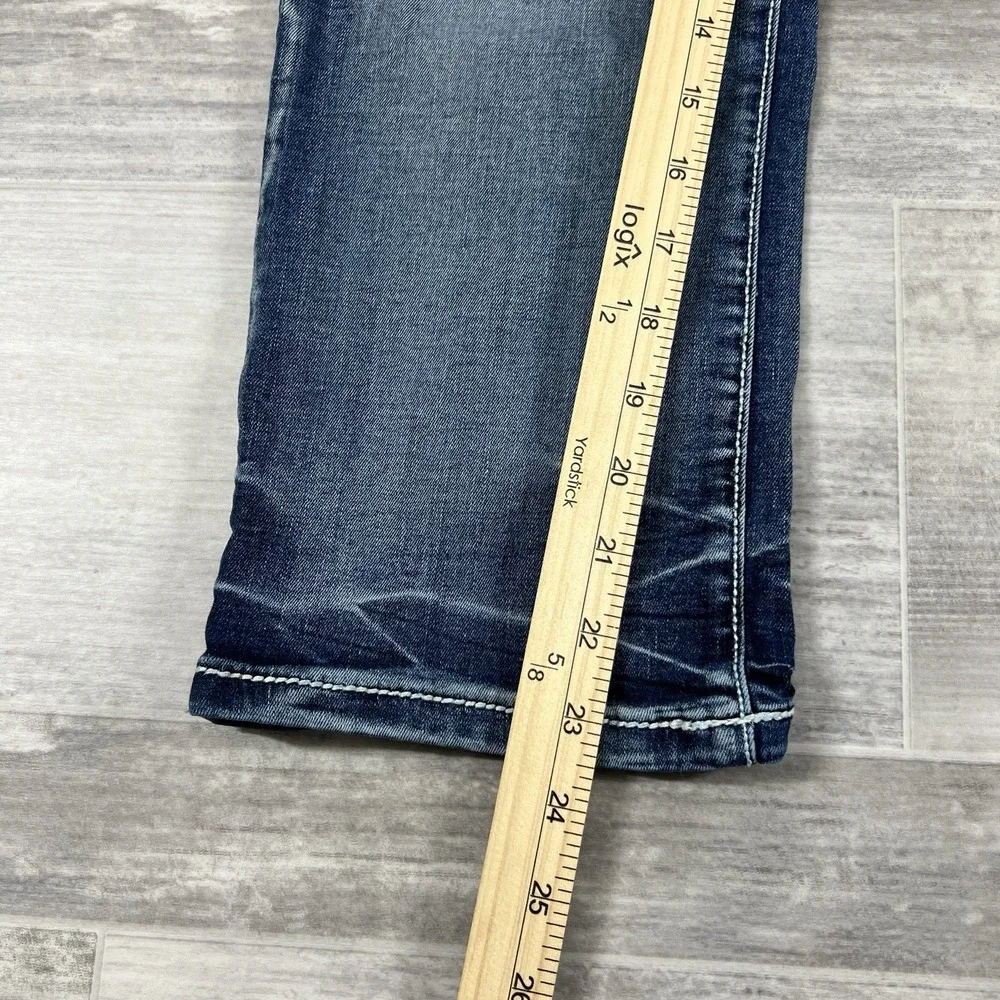 BKE Jeans Women's Sabrina Stretch Capris Denim Pants Size 30 (Actual 32X23.5) - Picture 6 of 11